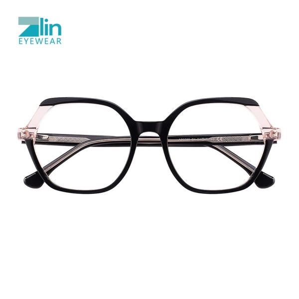 Italy Designer Colorful Optical Frames Fashion Laminated Acetate Glasses Frames for All Face